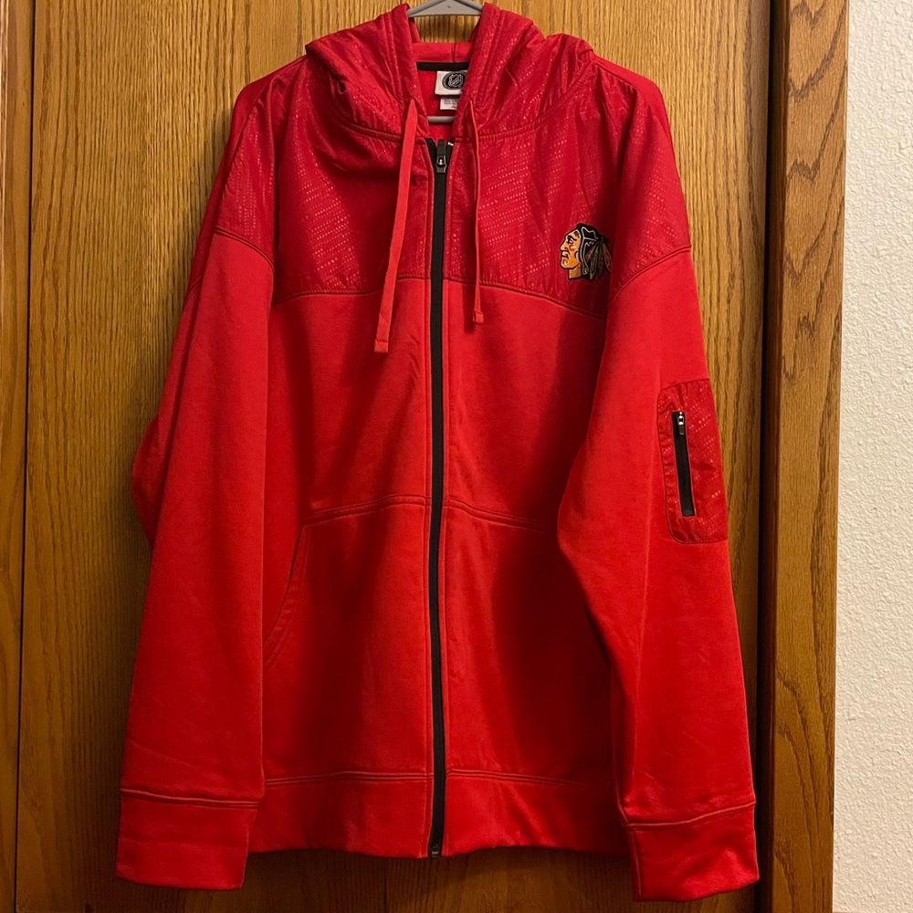 Fanatics brand Chicago Blackhawks full-zip hoodie